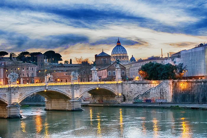 Tibre Pont à Rome